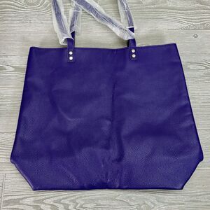 Jewell by Thirty-One Around Town Shoulder Tote Bag Purple w/ Polka Dots - NEW!